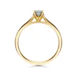 Pierścionek zaręczynowy złoty z diamentem AJPZ_111